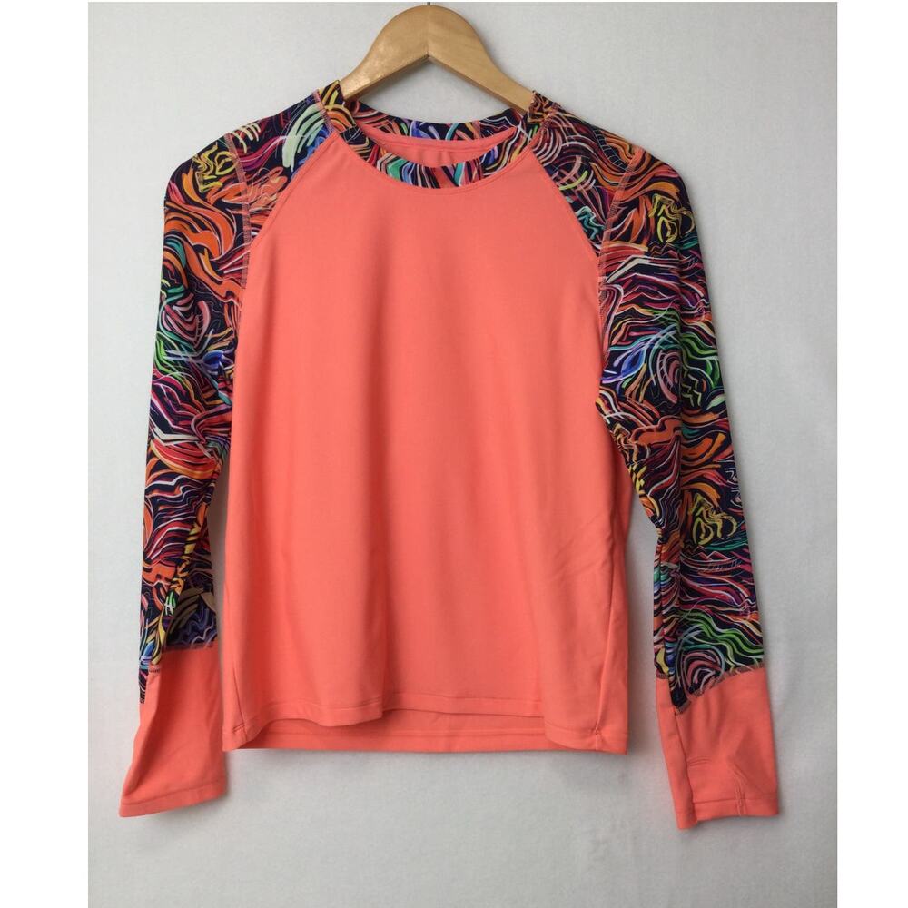 Athleta Girl Long Sleeve Rashguard for girls XXL 16